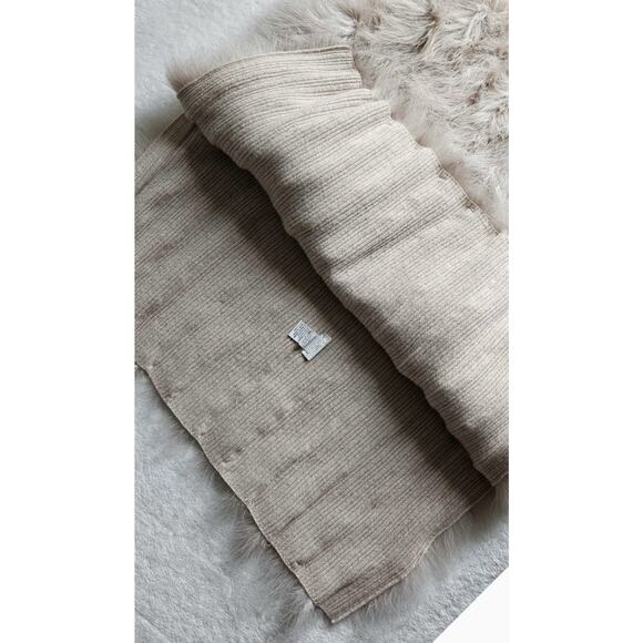 BRUNELLO CUCINELLI stunning! 100% cashmere & ostrich knit vest top $7,800 s/m - Picture 5 of 15